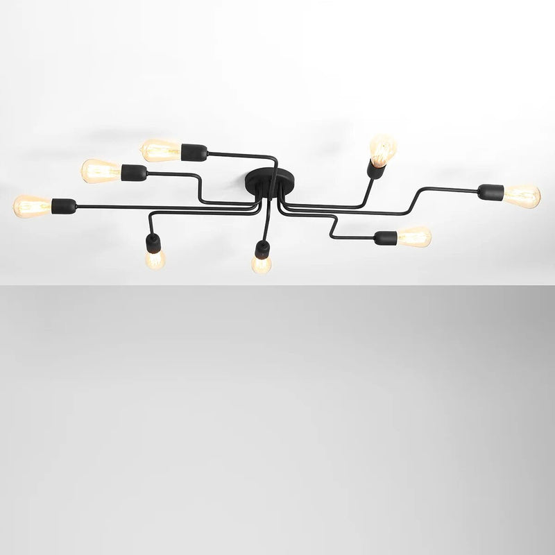 Plafoniera / lampa do pokoju młodzieżowego Rolf 923P - Aldex (119x61cm / 8xE27)