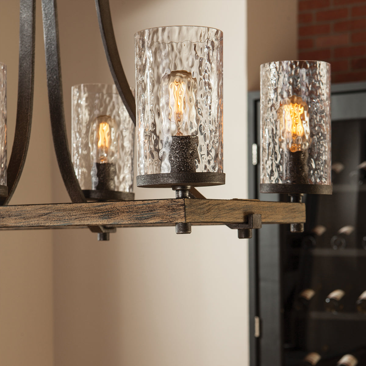 Podłużna lampa wisząca Angelo - 8 źródeł światła, Feiss - ePlafoniera.pl