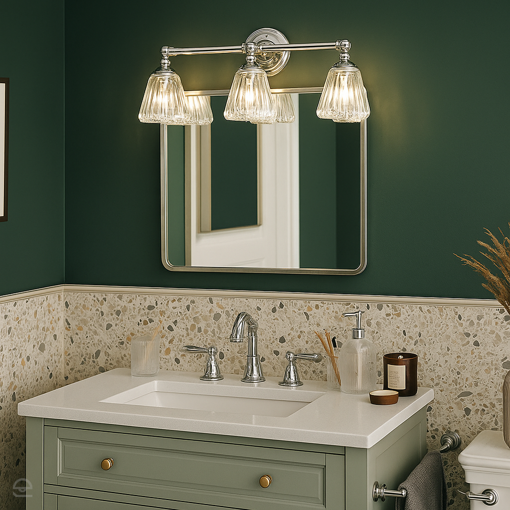 Potrójny kinkiet chromowany LED Keynes