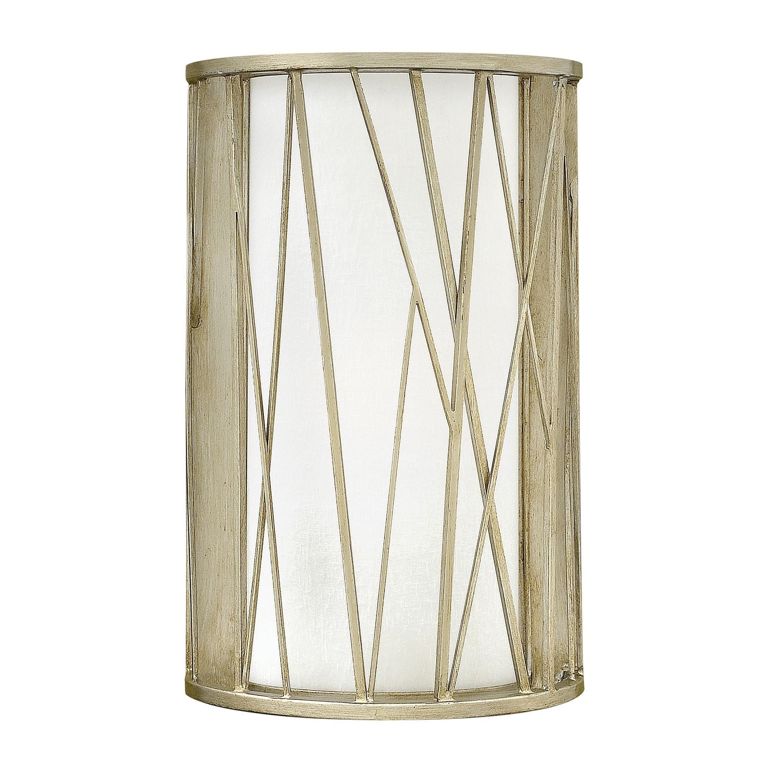 Premium lampa ścienna Nest z płatkami srebra - Hinkley, kinkiet do salonu / kuchni / sypialni łazienki (1xE27)