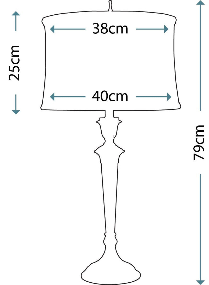 Premium - lampa stojąca Syracuse w stylu nowojorskim - Stiffel (antyczny nikiel)