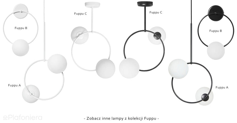 Premium, minimalistyczna lampa wisząca z czarnym wykończeniem - Fuppu A, Ummo