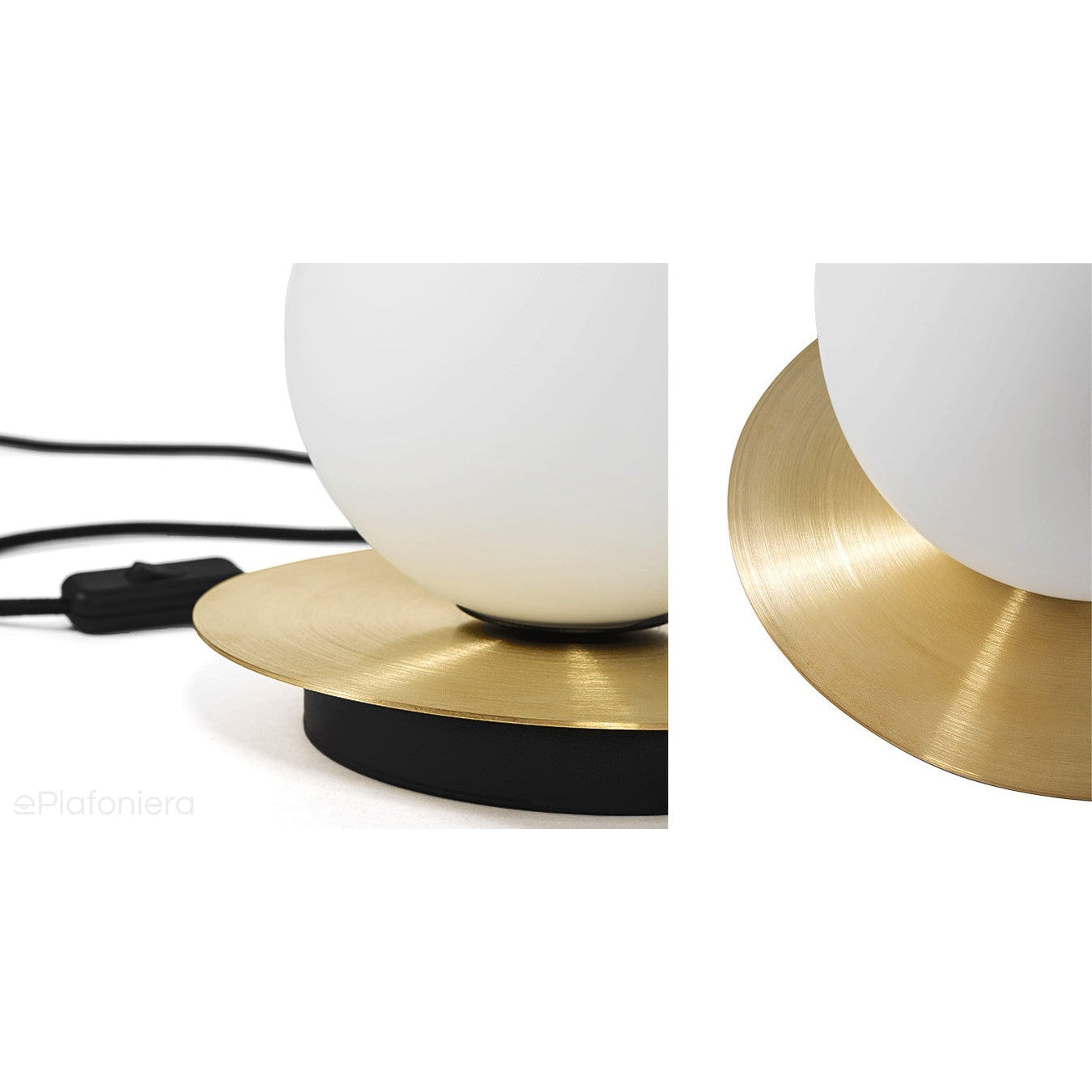 Premium - mosiężna lampa stołowa z włącznikiem - Borra ST, Ummo