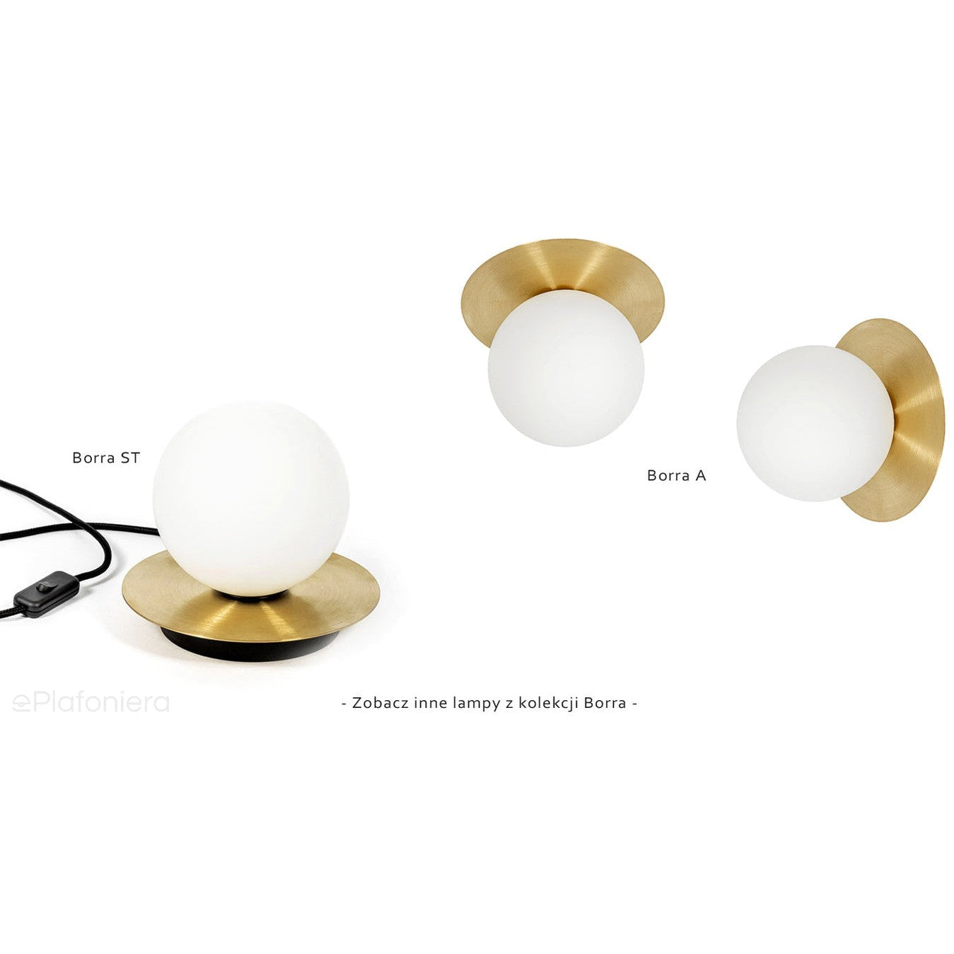 Premium - mosiężna lampa stołowa z włącznikiem - Borra ST, Ummo