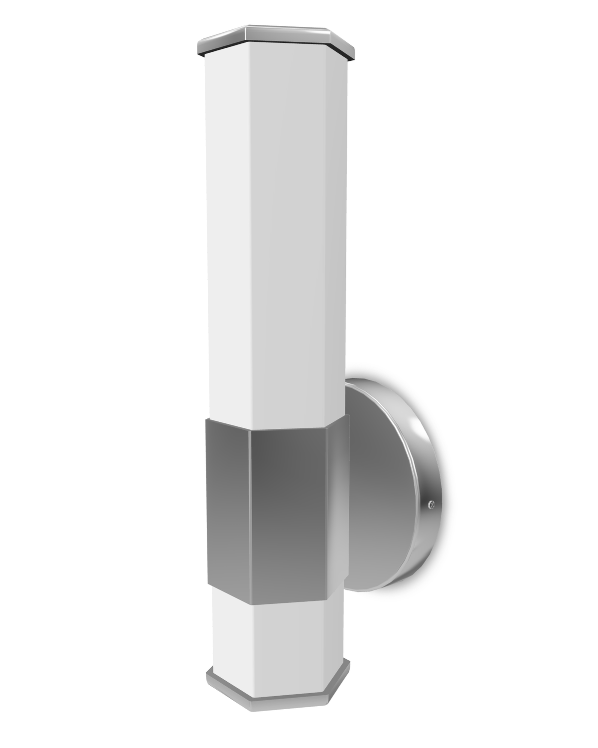 Kinkiet LED Facet - Polerowany chrom