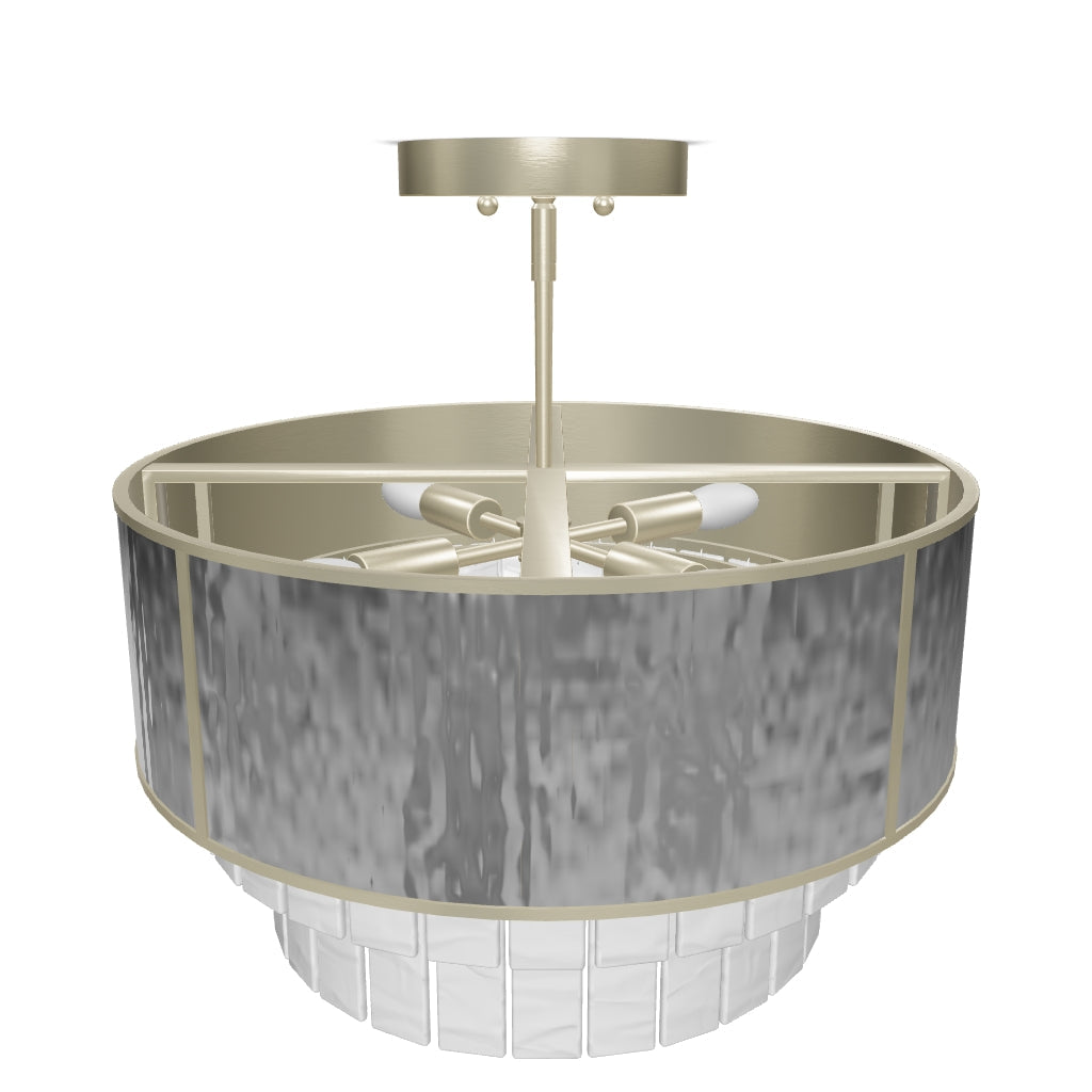 Lampa wisząca/ Półplafon Reverie - 4 źródła światła