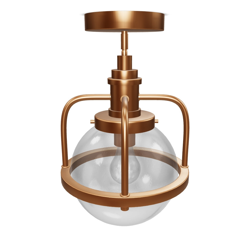 Lampa wisząca/ Plafon Triocent - 1 źródło światła - Naturalny mosiądz