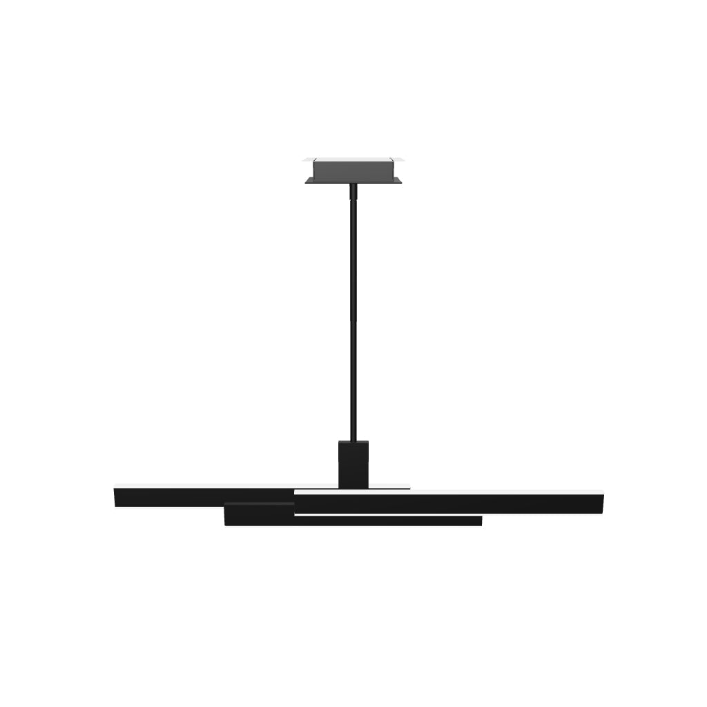 Lampa wyspowa Cameno - Matowa czerń, Eurofase