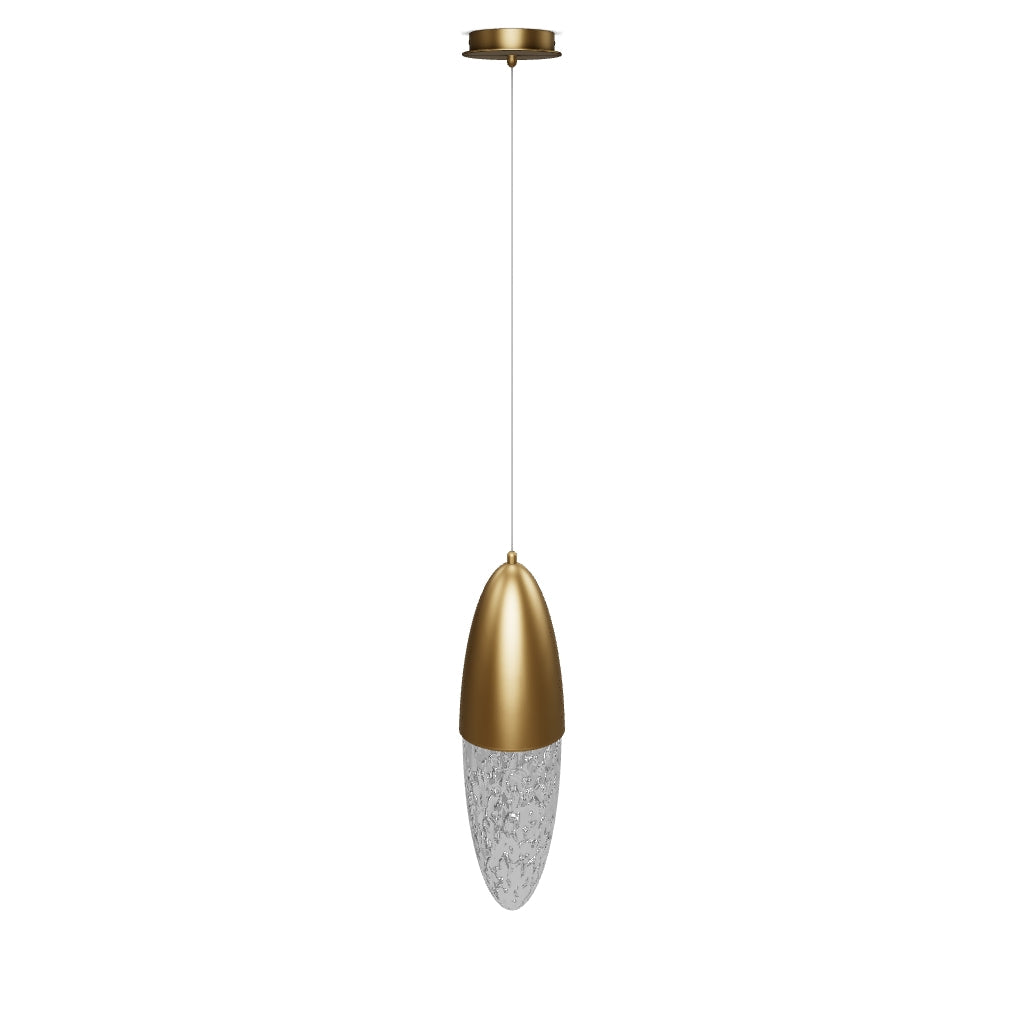Lampa wisząca Ecrou - Szczotkowane złoto, Eurofase