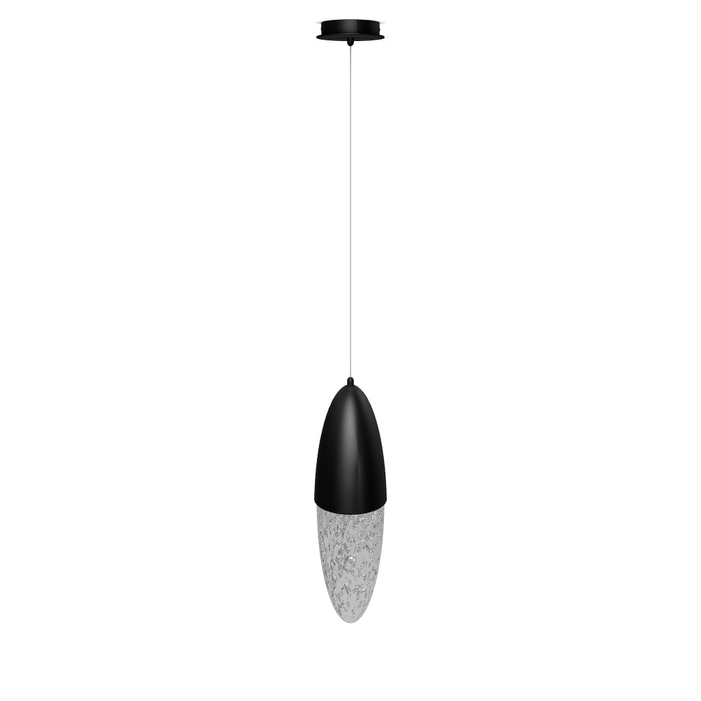 Lampa wisząca Ecrou - Matowa czerń, Eurofase