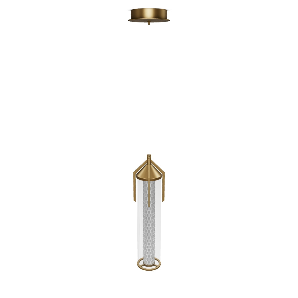 Lampa wisząca Espada - Szczotkowane złoto, Eurofase