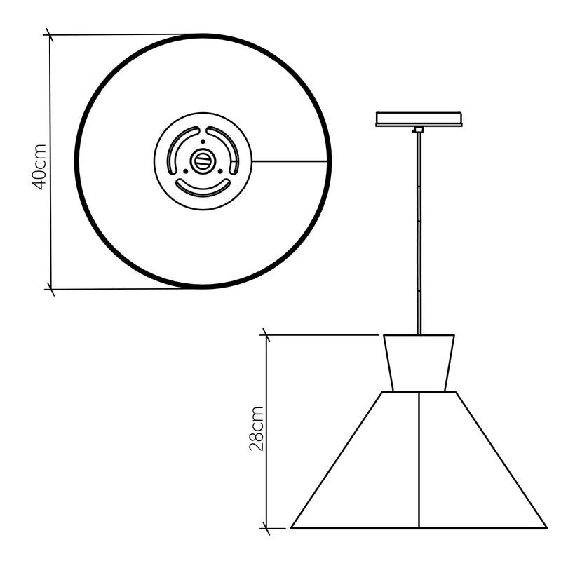 Lampa wisząca Conical, Accord Lighting - ePlafoniera.pl
