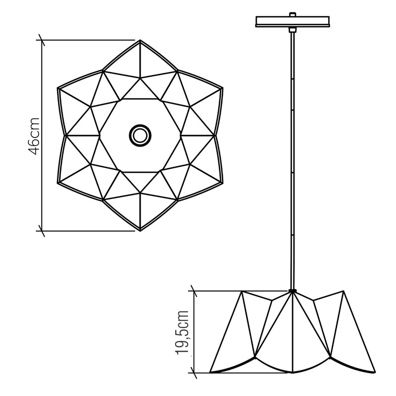 Lampa wisząca Physalis, Accord Lighting - ePlafoniera.pl
