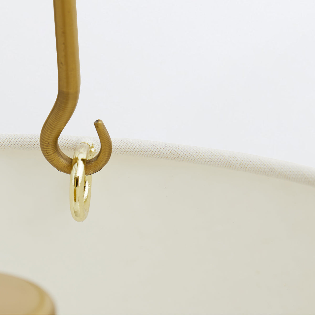 Franklin – kinkiet na łukowym ramieniu, antyczny mosiądz