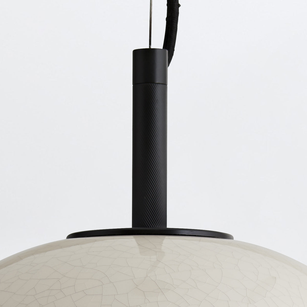 Glaze – lampa wisząca ceramiczna, kość słoniowa (pojedyncza)
