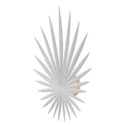 Bismarkia Sconce – kinkiet inspirowany liśćmi palmy, kredowa biel