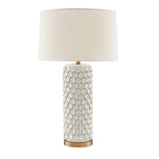 Calla Lily – ceramiczna lampa stołowa z płatkami kwiatów