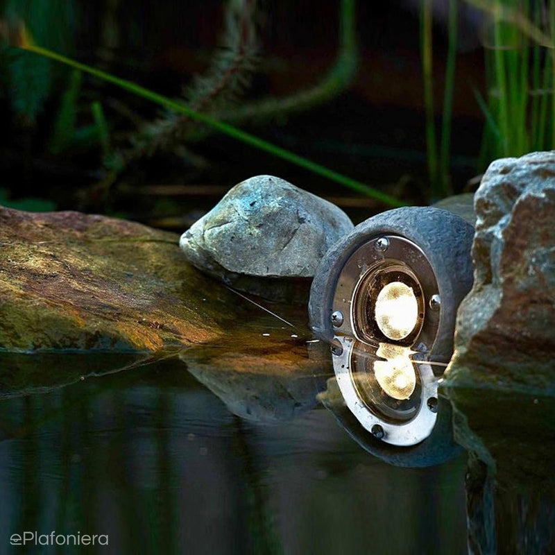 Reflektor kierunkowy, lampa ogrodowa do oczka wodnego IP 68 (3W, 3000K) (system 12V LED) Lapis