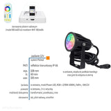 Reflektor kierunkowy, lampa ogrodowa zewnętrzna 6W, RGB+(2700K-6500K) IP 66 (system 12V LED) Pati