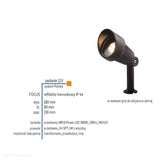 Reflektor kierunkowy, lampa ogrodowa zewnętrzna IP 44 (3W, 3000K) (system 12V LED) Focus