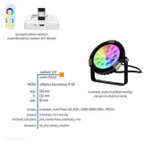 Reflektor kierunkowy, lampa ogrodowa zewnętrzna IP 66 (9W, RGB + 2700K-6500K) (system 12V LED) Moni