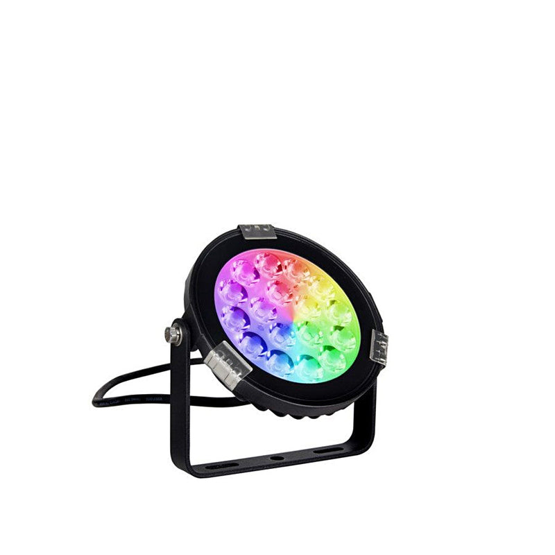 Reflektor kierunkowy, lampa ogrodowa zewnętrzna IP 66 (9W, RGB + 2700K-6500K) (system 12V LED) Moni