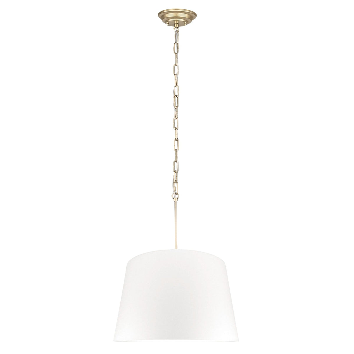 Lampa wisząca SILIA biały 45 cm - Złoty - 144 cm
