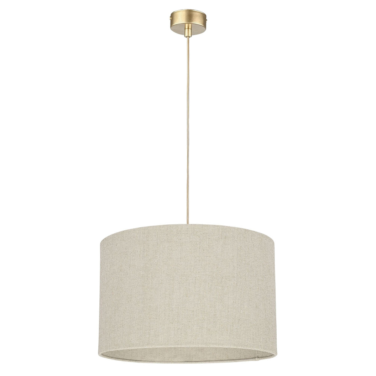Lampa wisząca LINO walec 38 cm - Złoty