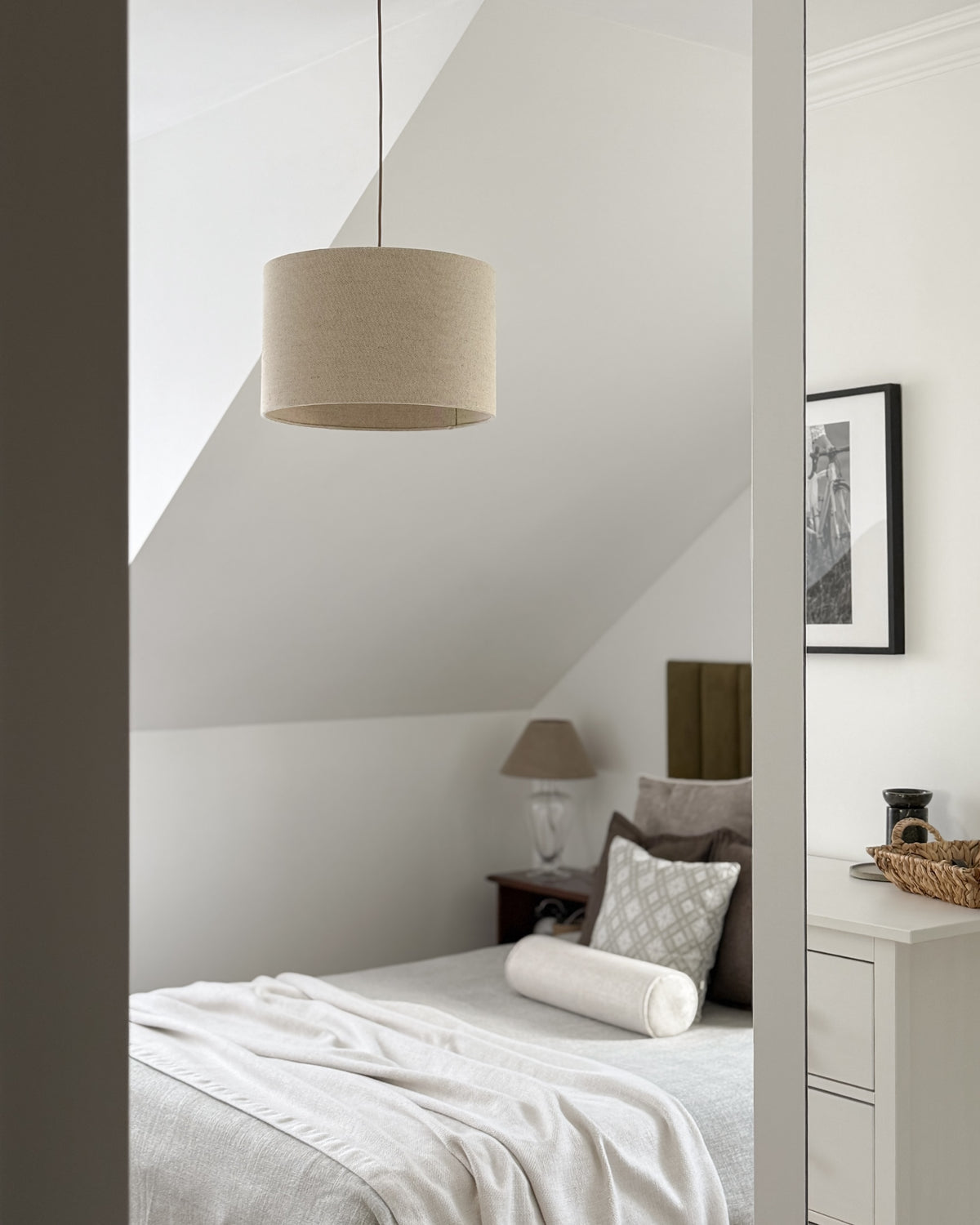 Lampa wisząca LINO walec 38 cm - Złoty