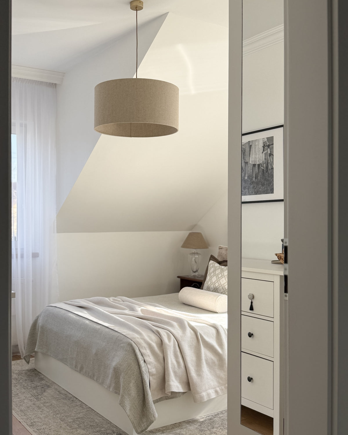Lampa wisząca LINO walec 50 cm - Złoty