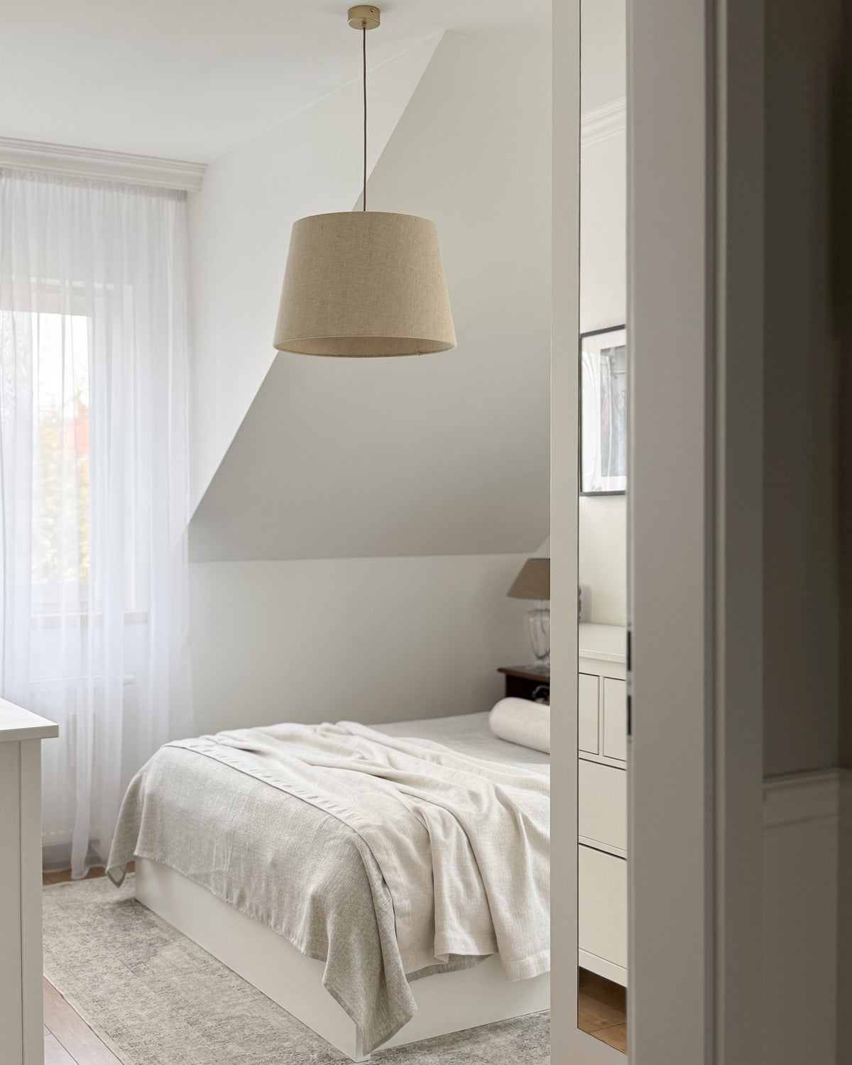 Lampa wisząca LINO stożek 45 cm - Złoty