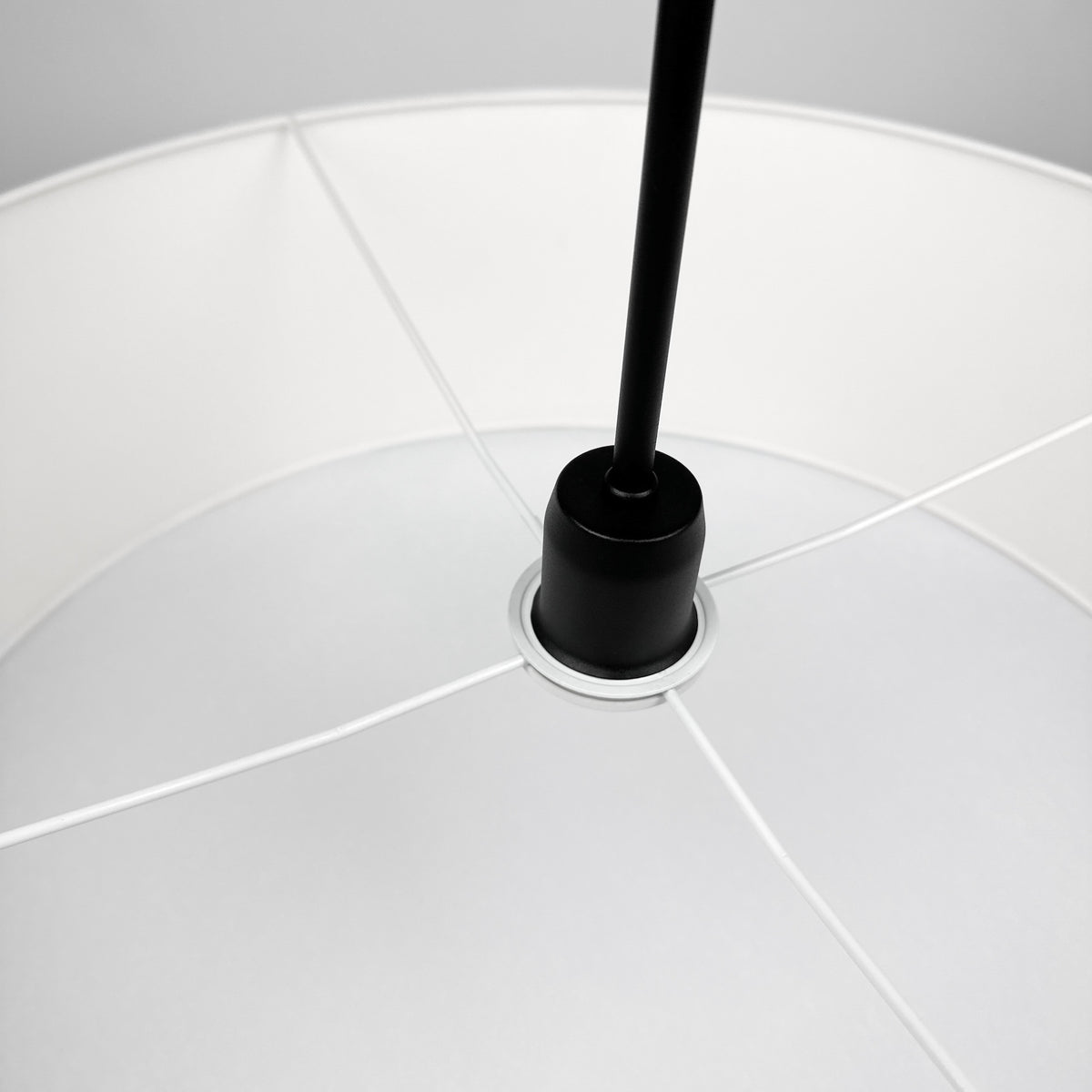 Lampa wisząca SILIA biały 60 cm - Czarny
