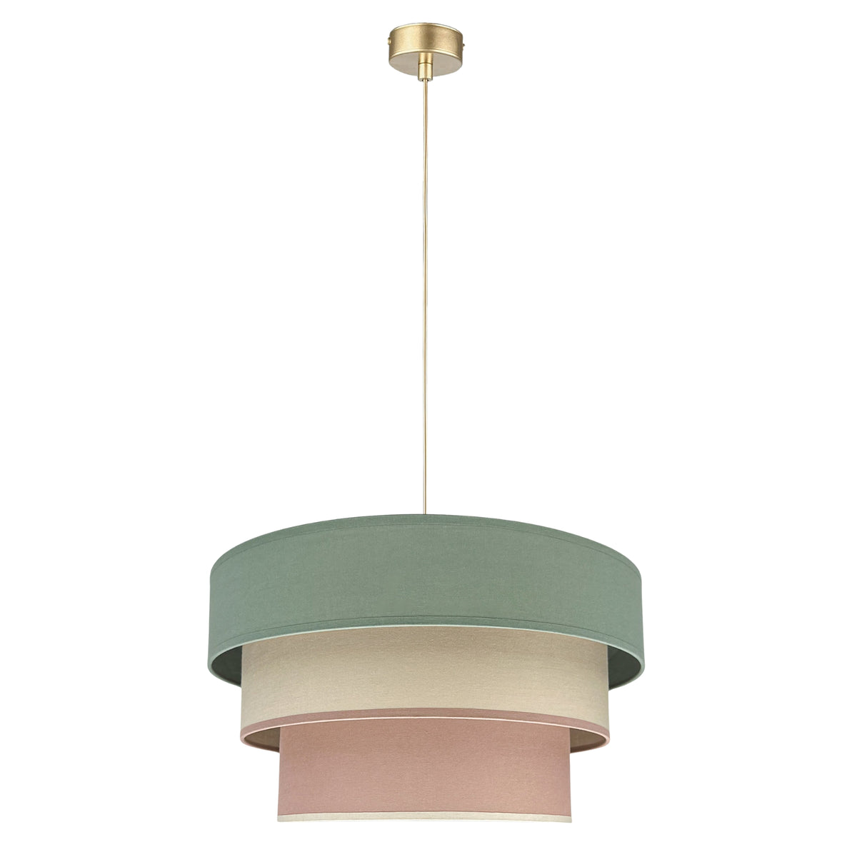 Narla – trzywarstwowa lampa wisząca w pastelowych kolorach Ø45