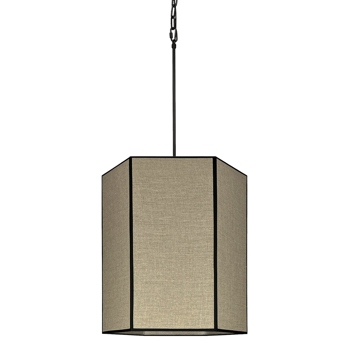 Lampa wisząca GABIA len - 52 cm