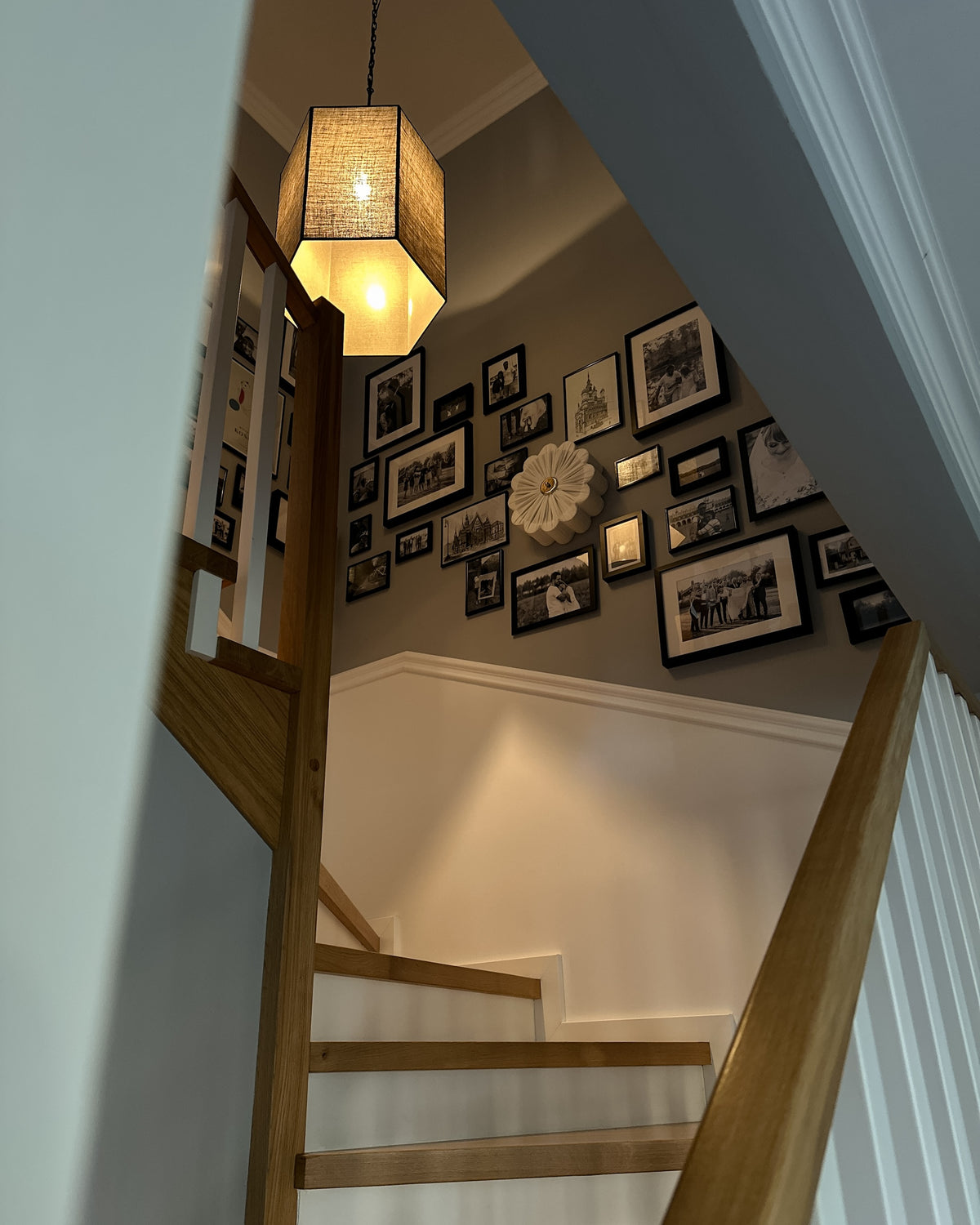 Lampa wisząca GABIA len - 52 cm