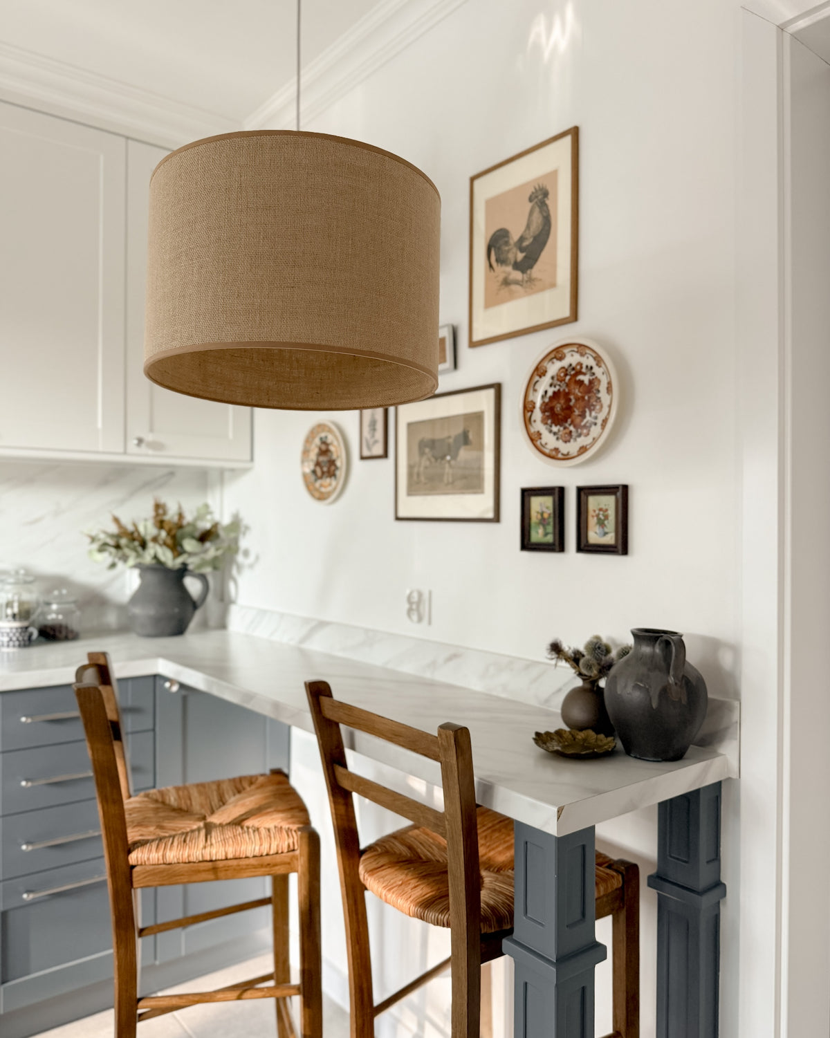 Lampa wisząca TELA złoty - 38 cm