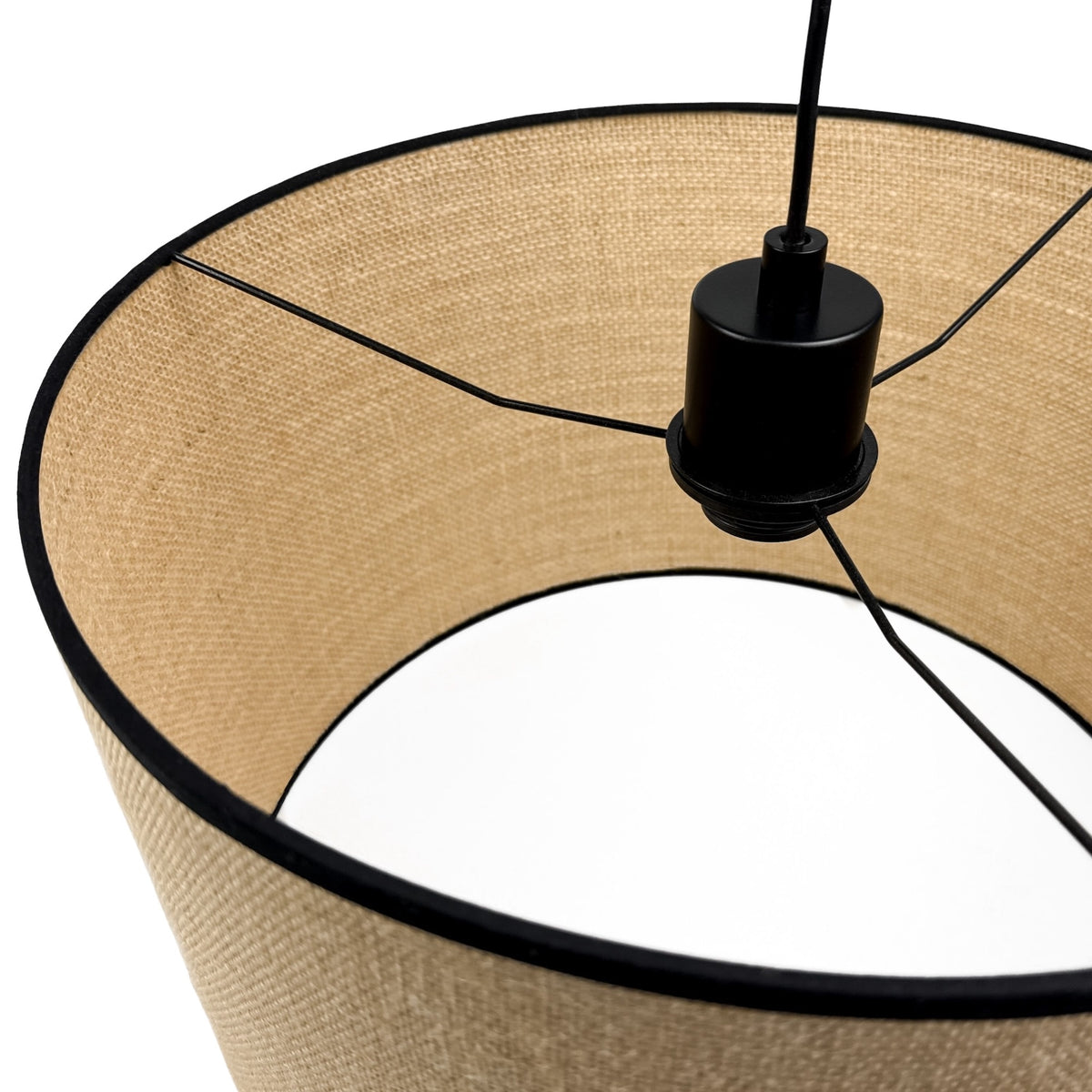 Lampa wisząca TELA czarny - 38 cm