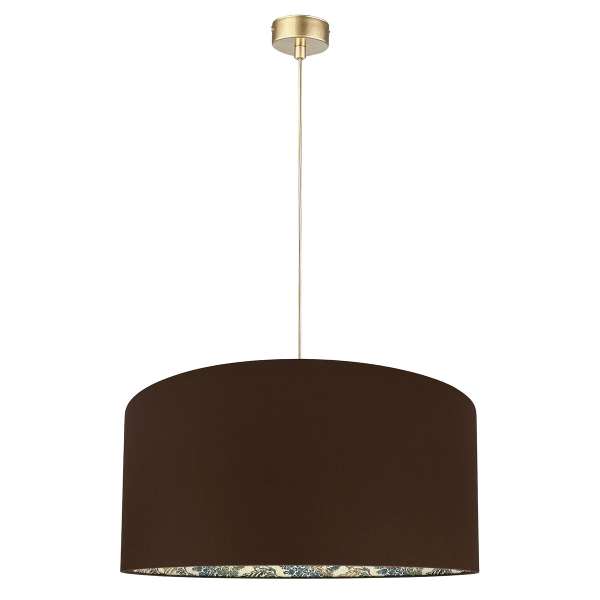 Lampa wisząca FARMHOUSE - Chłodny żakard - 50 cm