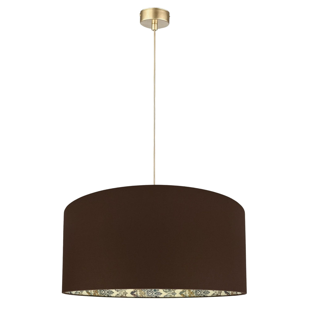 Lampa wisząca FARMHOUSE - Ciepły żakard - 50 cm