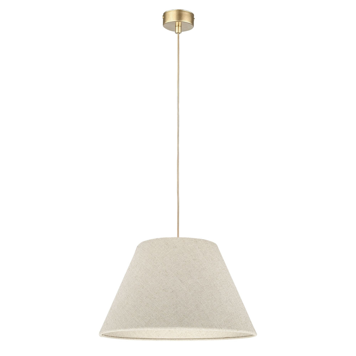 Lampa wisząca LINO stożek 40 cm - Złoty