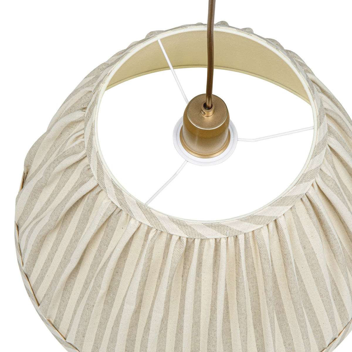Lampa wisząca SAND stożek 40 cm - Złoty