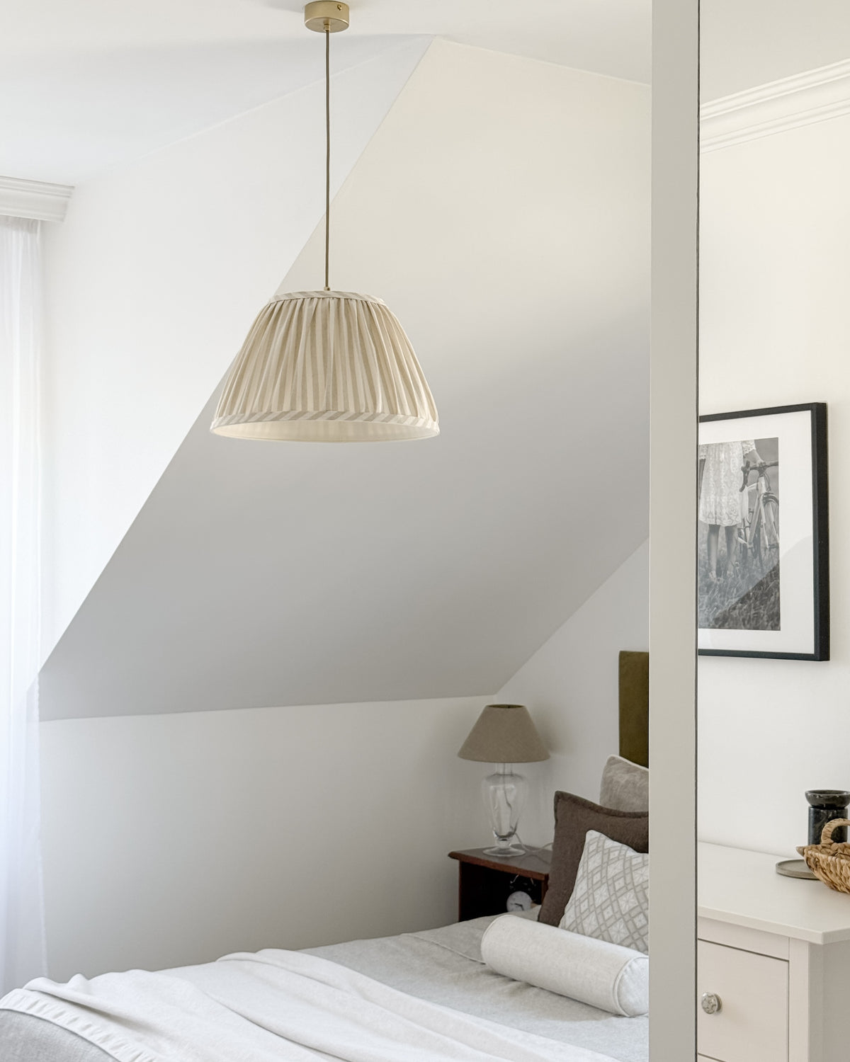 Lampa wisząca SAND stożek 40 cm - Złoty