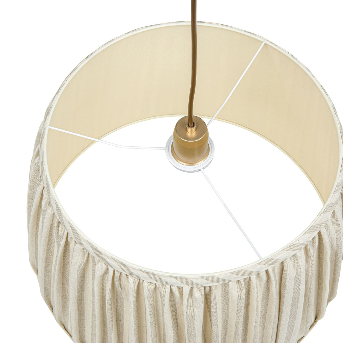 Lampa wisząca SAND stożek 45 cm - Złoty