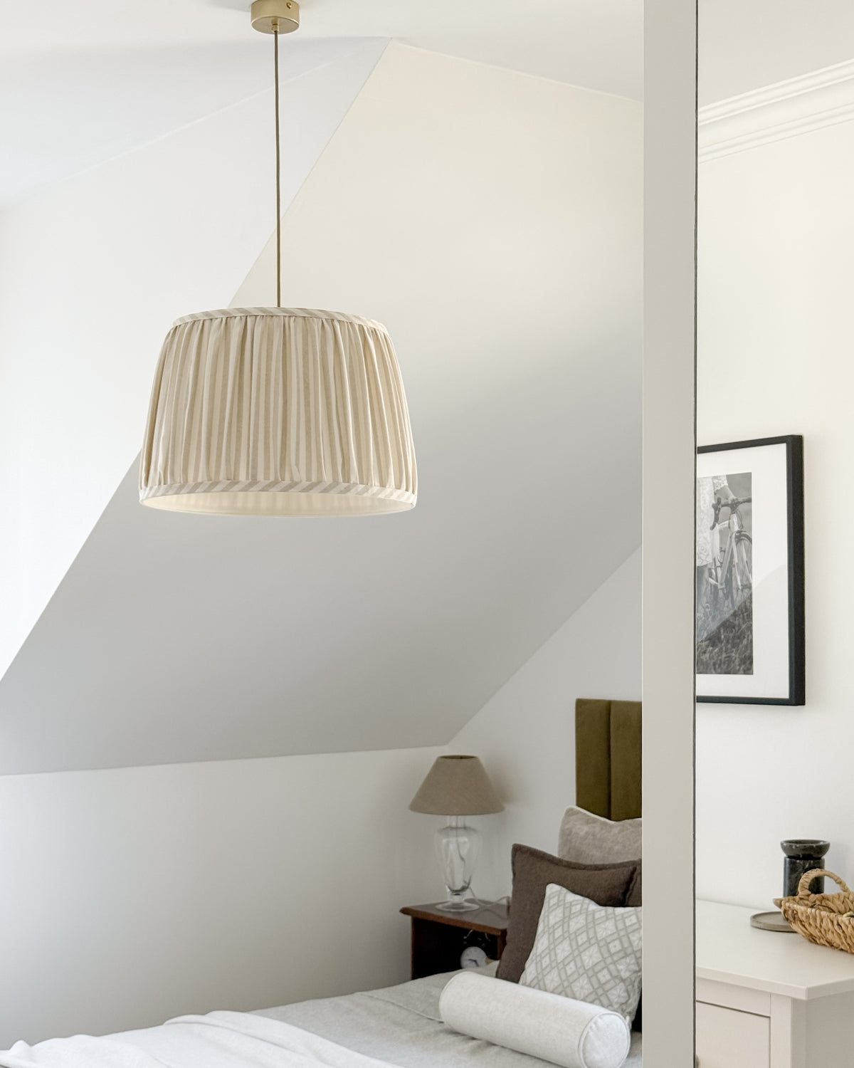 Lampa wisząca SAND stożek 45 cm - Złoty