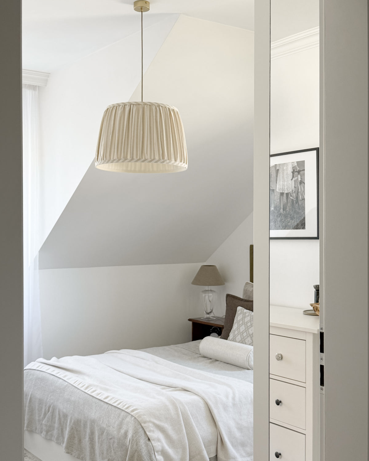 Lampa wisząca SAND stożek 45 cm - Złoty