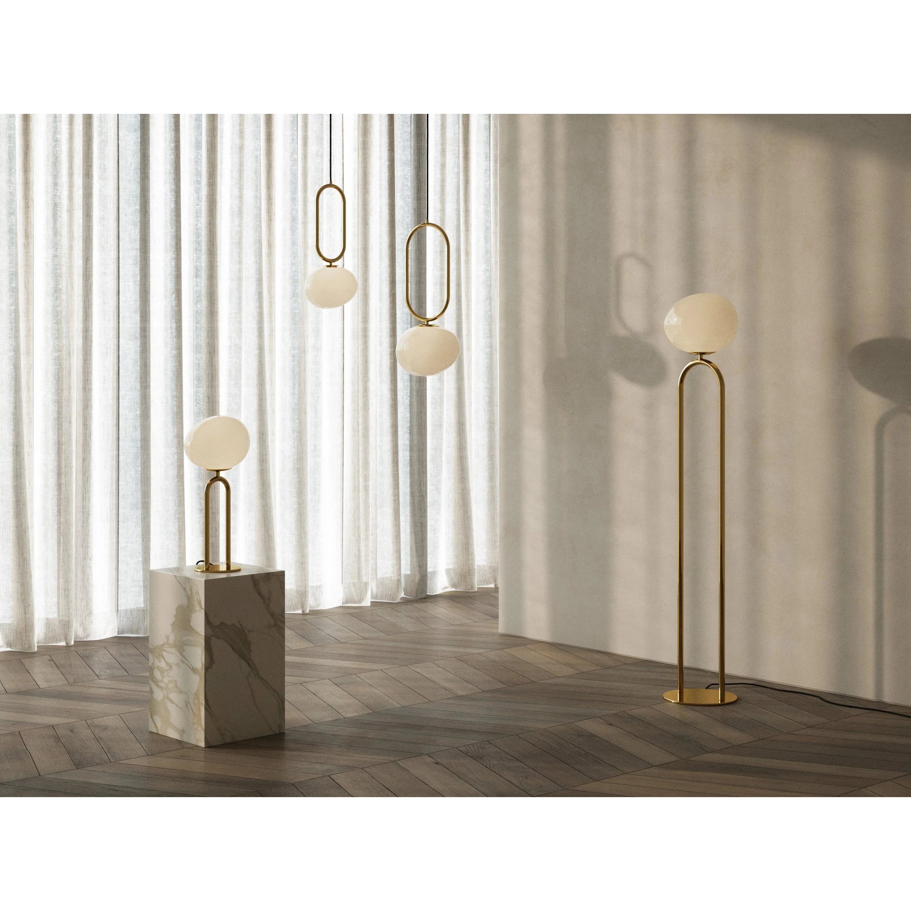 Shapes 22 | Mosiężna lampa wisząca z opcją ściemniania | Design For The People