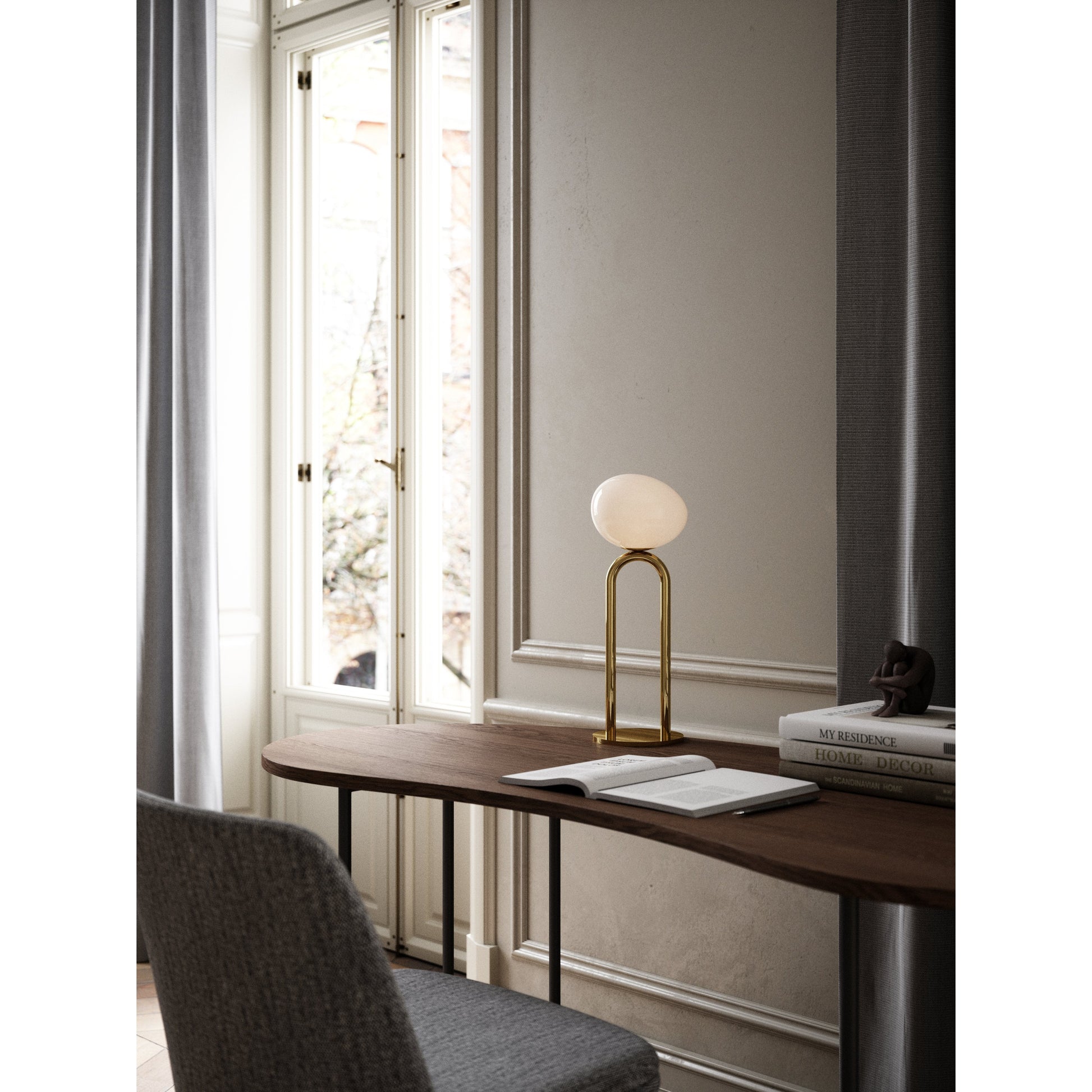 Shapes | Table Lamp | Brass, Design For The People - ePlafoniera.pl