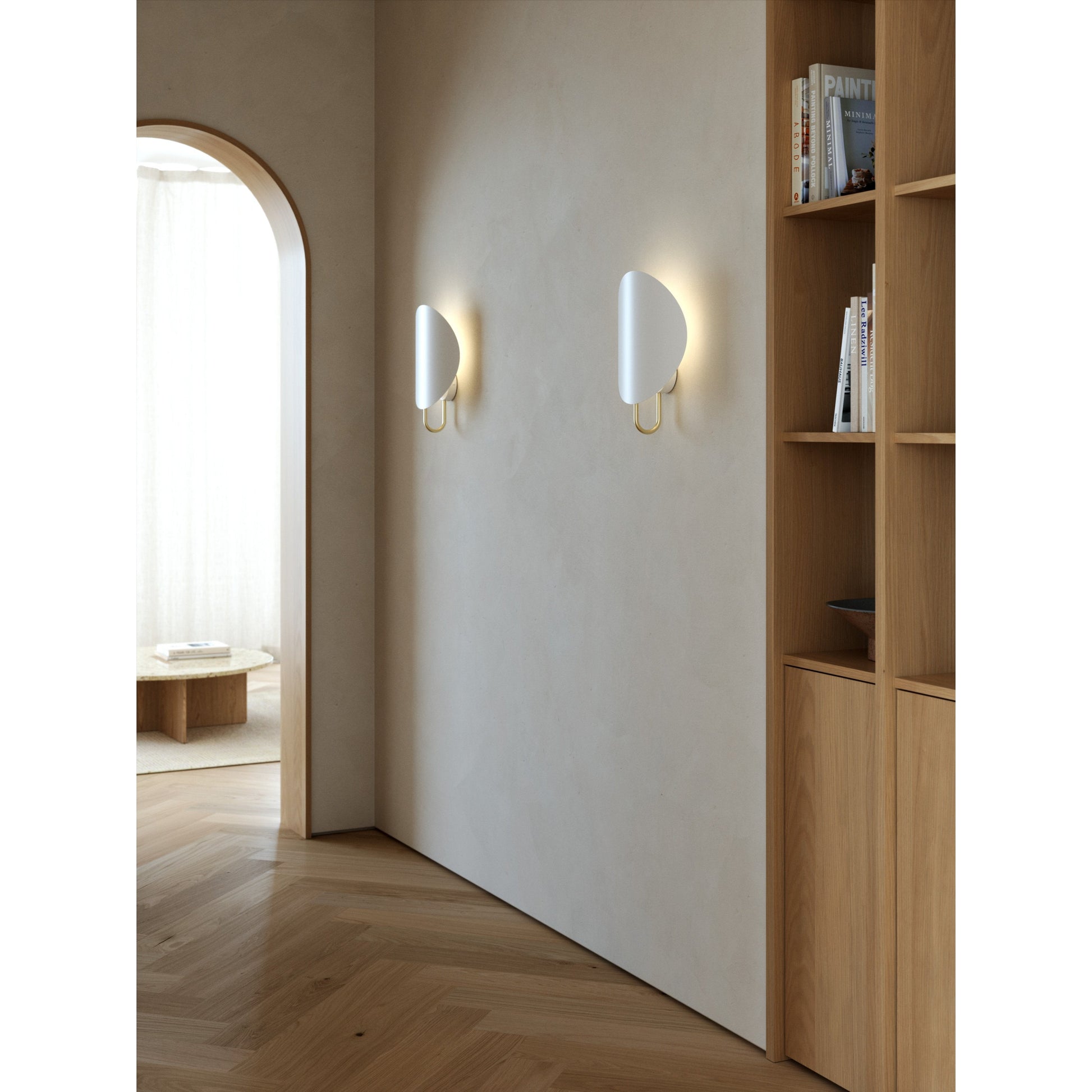 Spargo | Wall light | White/Brass, Design For The People - ePlafoniera.pl