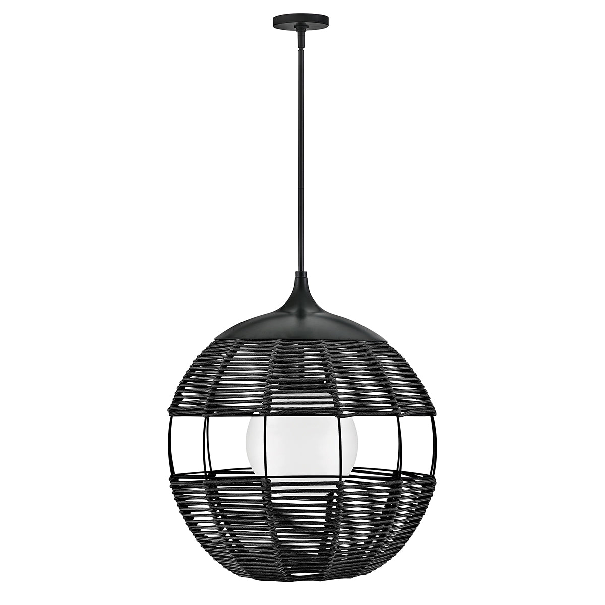 Średnia lampa wisząca Maddox - 1 źródło światła - Czarny, Hinkley - ePlafoniera.pl