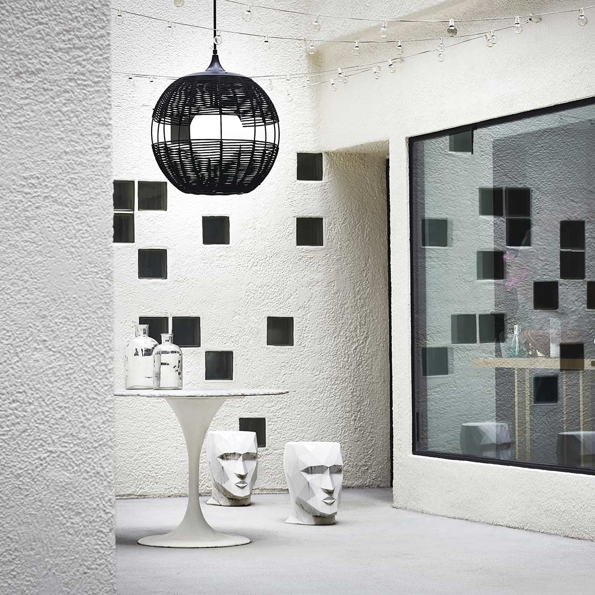 Średnia lampa wisząca Maddox - 1 źródło światła - Czarny, Hinkley - ePlafoniera.pl